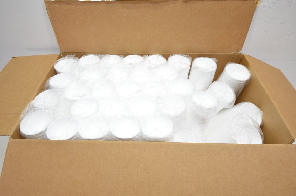 (850) Foam Cups, 12 Fl Oz