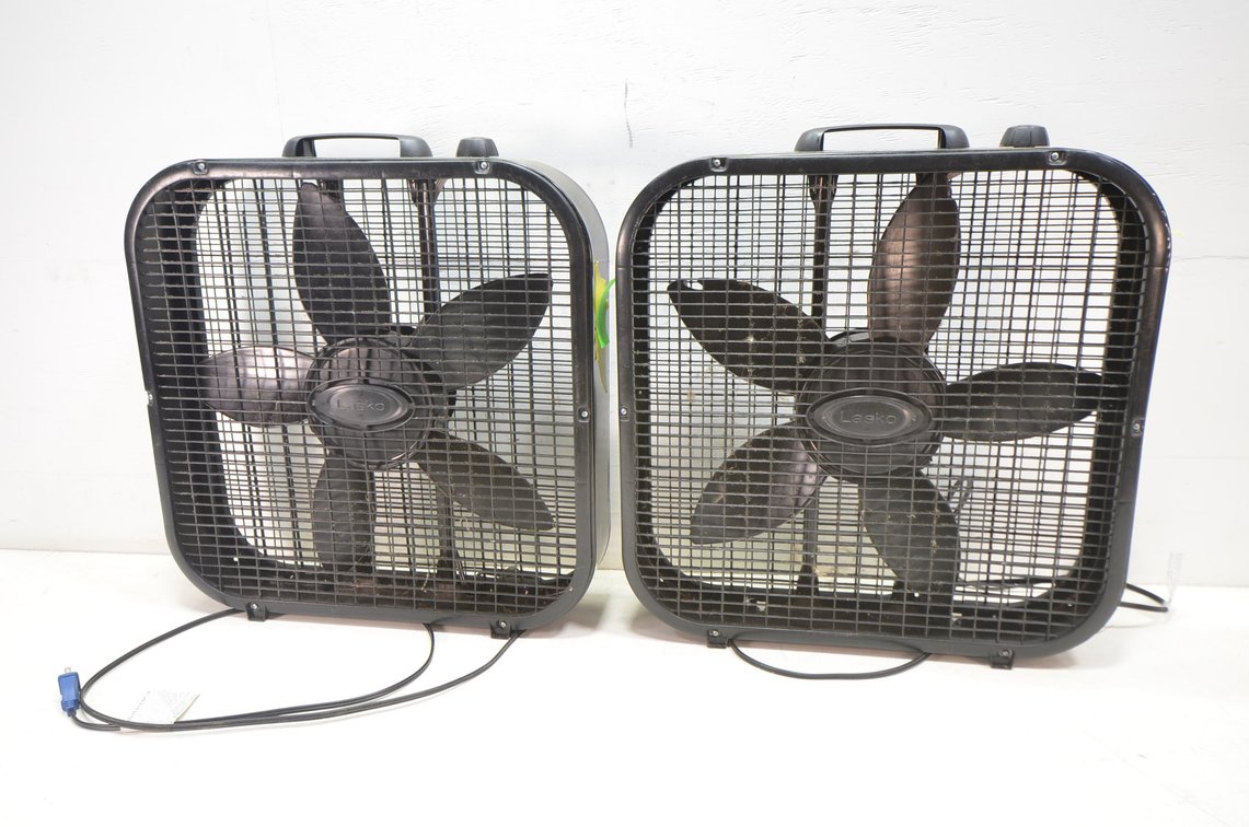 (2) Lasko 20" Box Fans