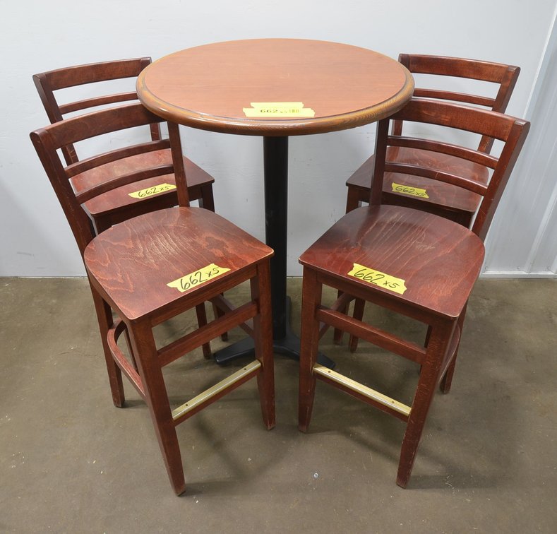 High Top Table with (4) Chairs
