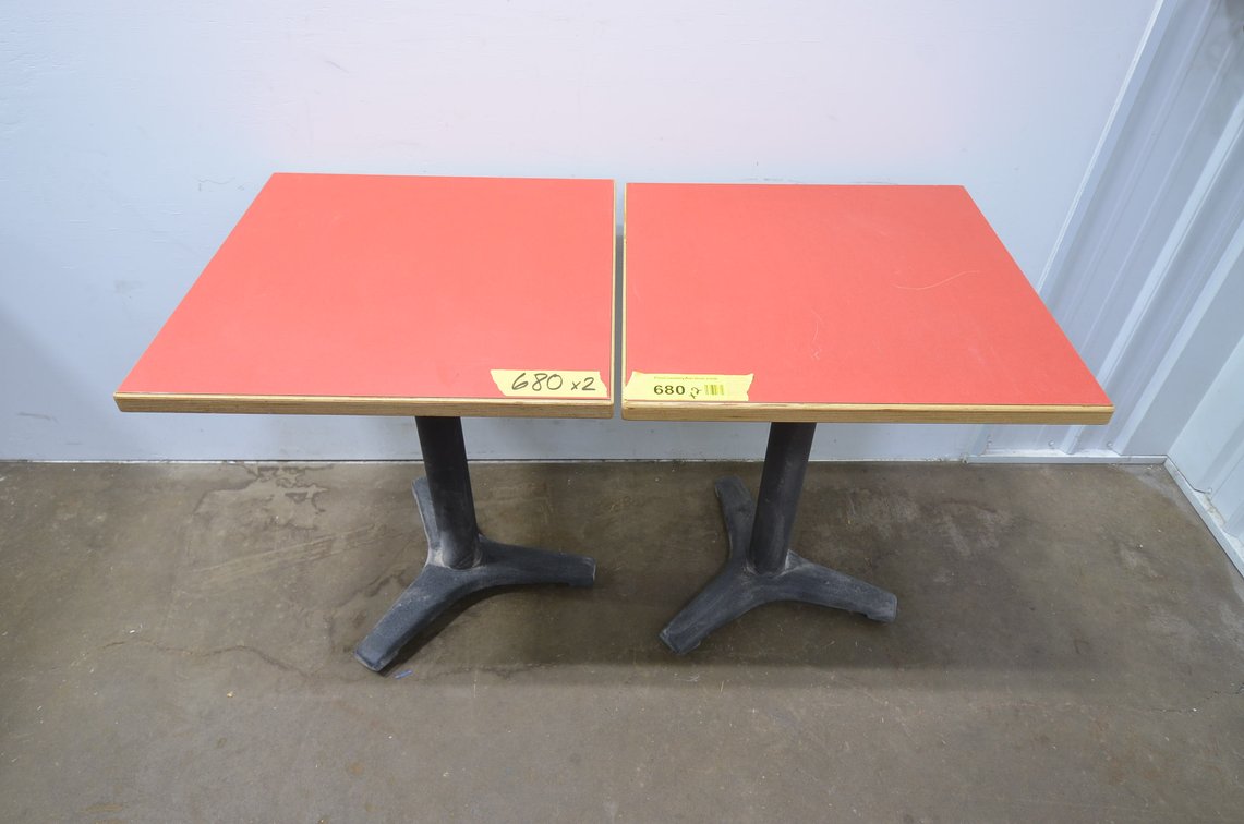 (2) Square Tables
