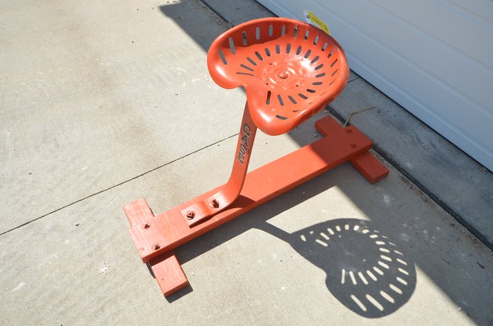 Image for Case Tractor Seat on Stand