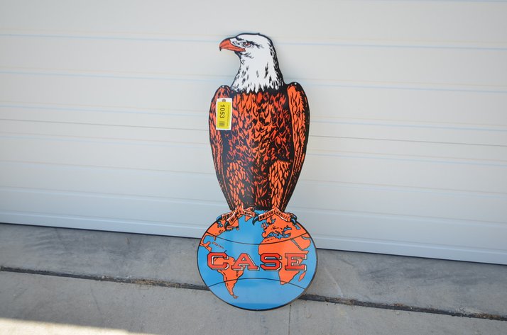 Image for Case Porcelain Eagle Sign