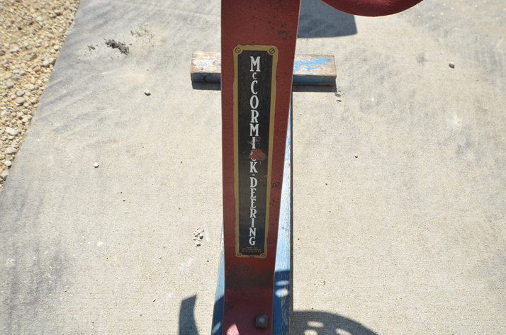 Image for McCormick Deering Tractor Seat on Stand