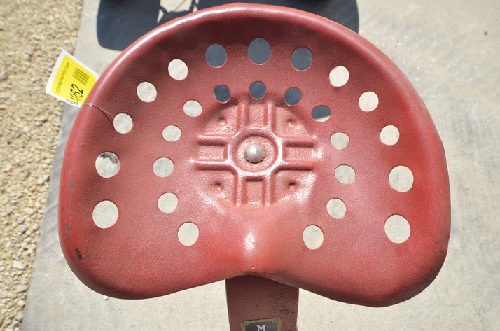 Image for McCormick Deering Tractor Seat on Stand