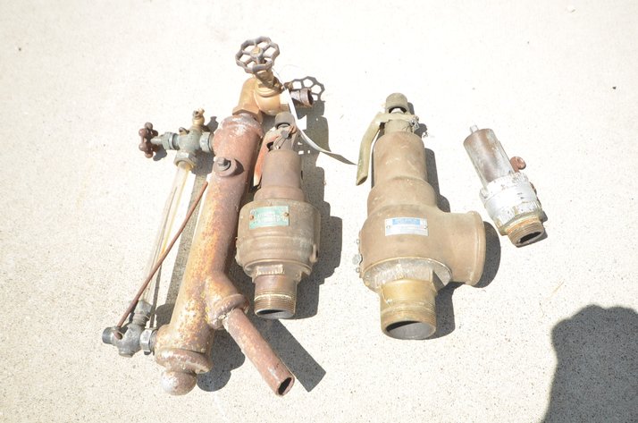Image for Steam Engine Pressure Relief Valves and Water Level Indicator