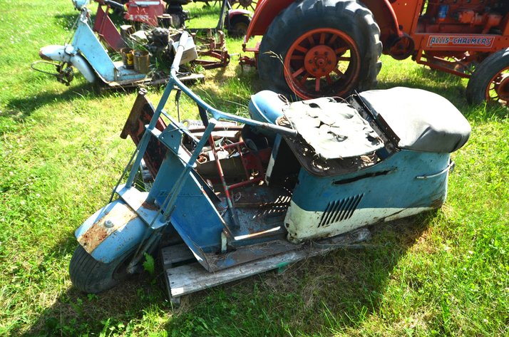 Image for (2) Cushman Scooter Frames and Parts