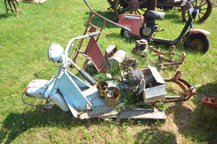 Image for (2) Cushman Scooter Frames and Parts