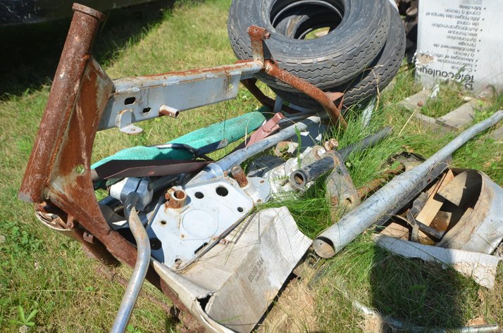 Image for Cushman Bike Frame, Engine and Parts