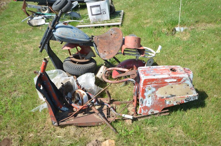 Image for (2) Cushman Bike Frames and Parts
