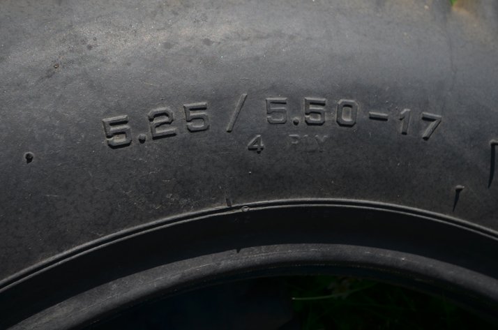 Image for (3) Fisk 5.25-550-17 Knob Tires
