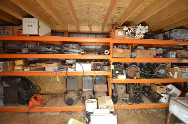 Image for (2) Orange Pallet Racks