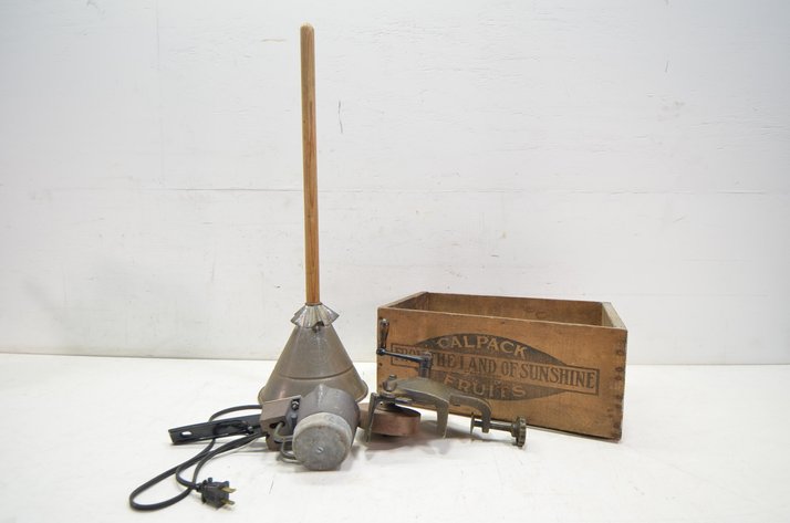 Image for CalPack Crate, Hand Grinder, Lead Smelter, Wash Plunger