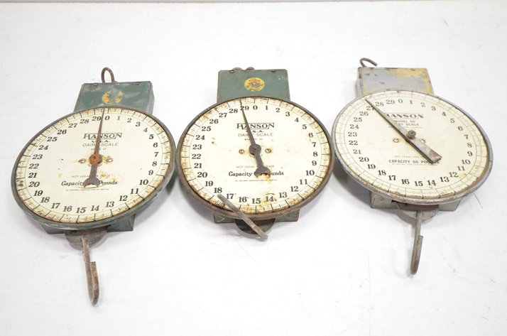 Image for (3) Hanson Dairy Scale