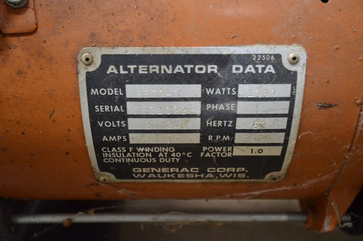Image for Generac S4000 Generator