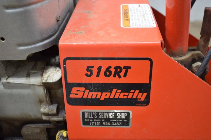 Image for Simplicity 516 RT Rear Tine Tiller