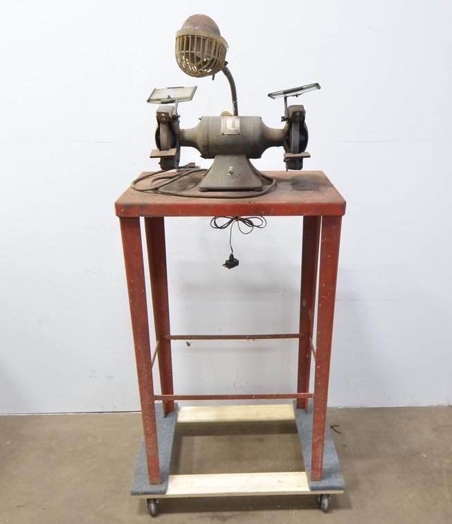 Milwaukee 6" Bench Grinder On Stand