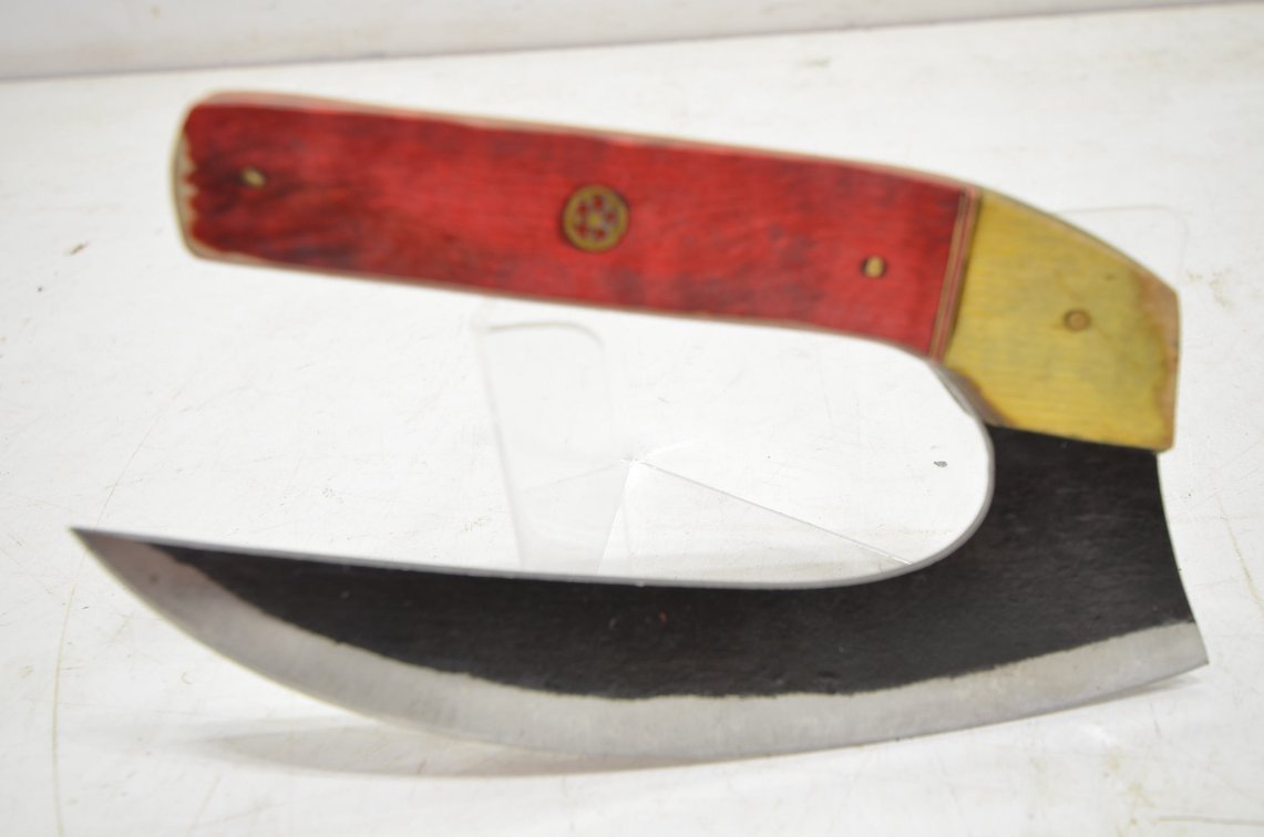 Damascus Steel Ulu Knife