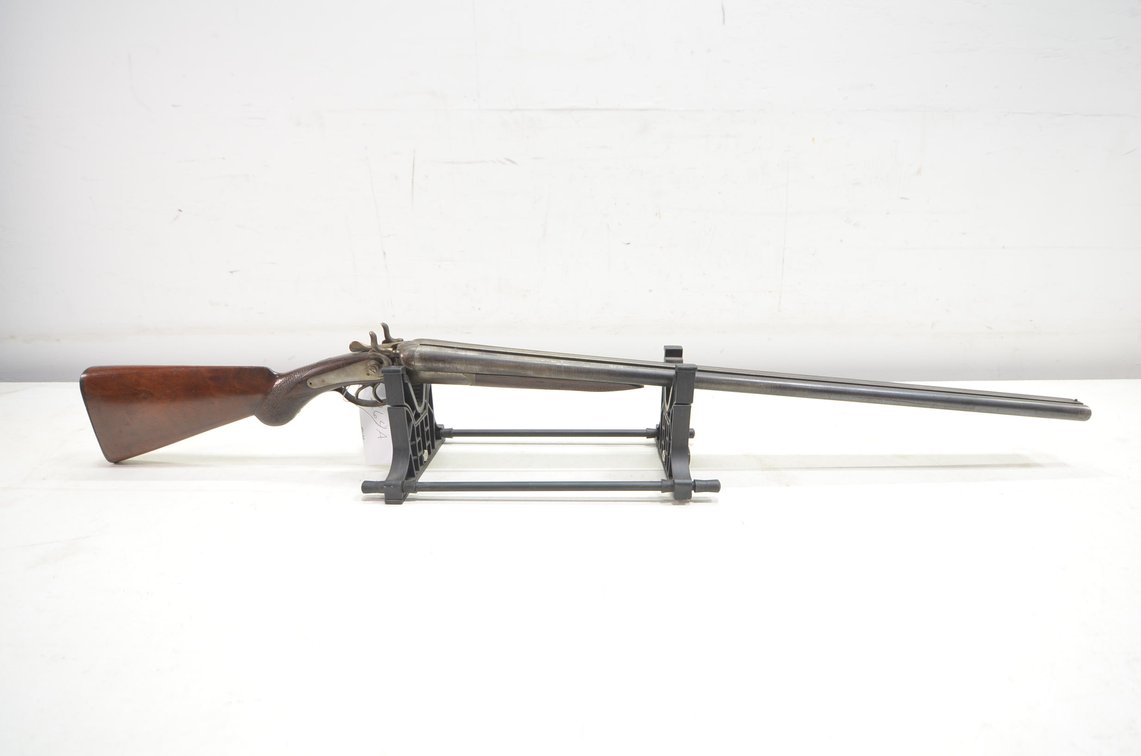 T Barker 12ga Double Barrel Shotgun