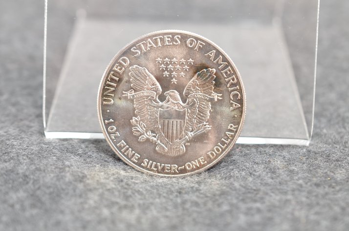 Image for 1986 1oz Silver Eagle Dollar Coin