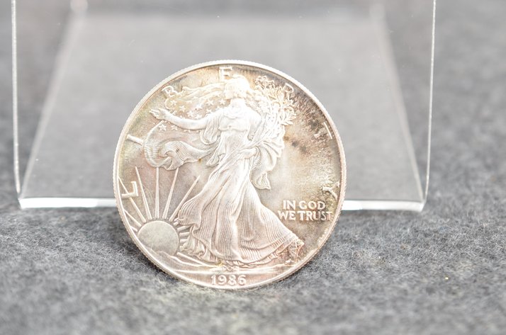 Image for 1986 1oz Silver Eagle Dollar Coin