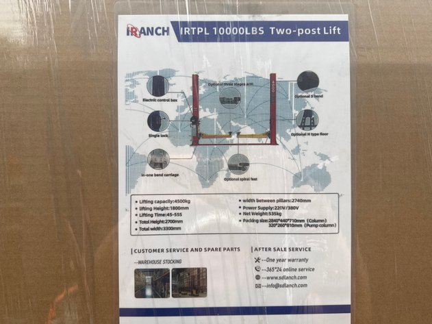 Image for 10000LBS TWO-Post Lift
