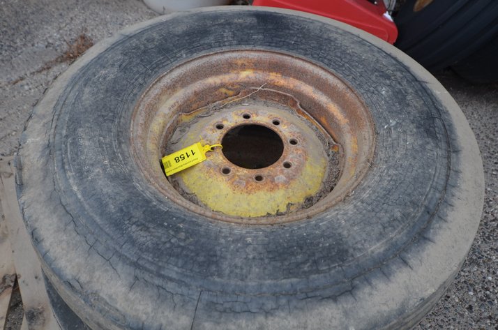 Image for (2) Implement Tires On 8-Bolt Rim