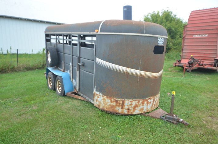 Image for S & S 15 Ft Stock Trailer