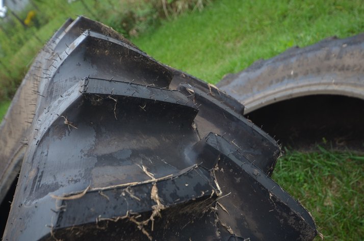 Image for (2) Firestone 20.8-38 Tractor Tires
