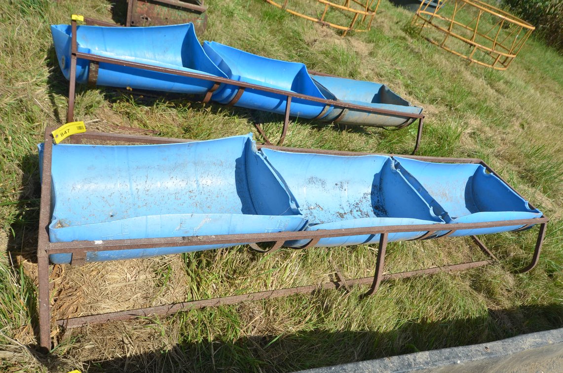 Homemade Plastic Barrel Feeder  - Alma, WI