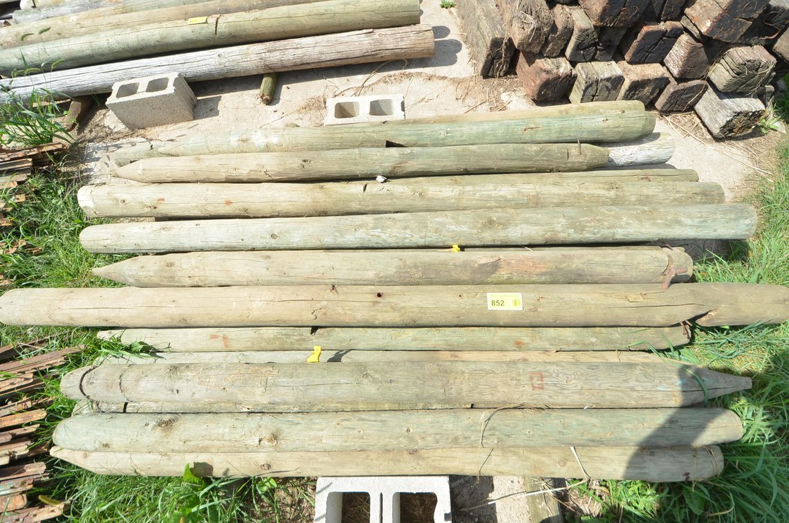 (17) 5" Cedar Posts - Alma, WI