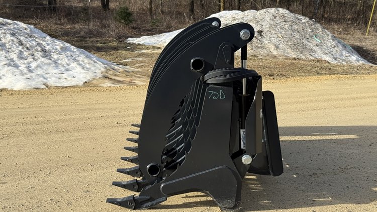 Image for Stout Skid Steer XHD Root Rake Clam Grapple