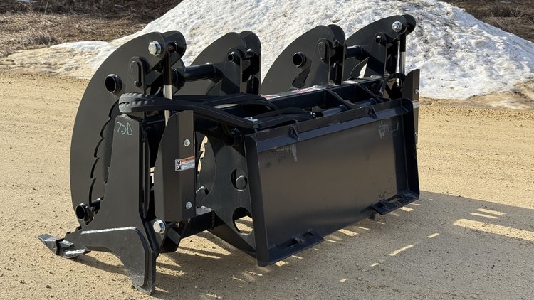 Image for Stout Skid Steer XHD Root Rake Clam Grapple