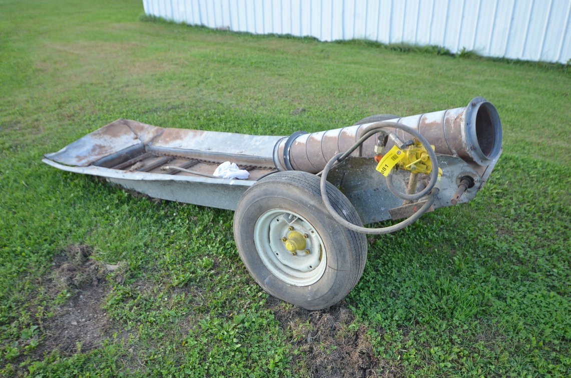 Conveyor Hopper, Drive Motor, Pipe Section