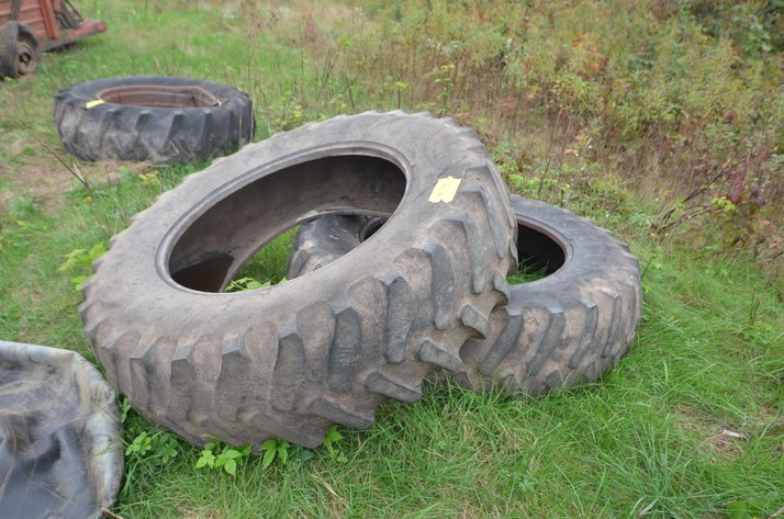 Image for (2) Firestone 18.4-34 Tractor Tire Take Offs