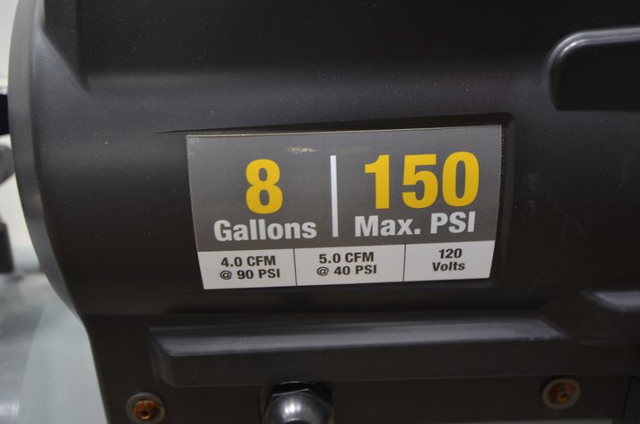 Image for Klutch 8 Gal Air Compressor