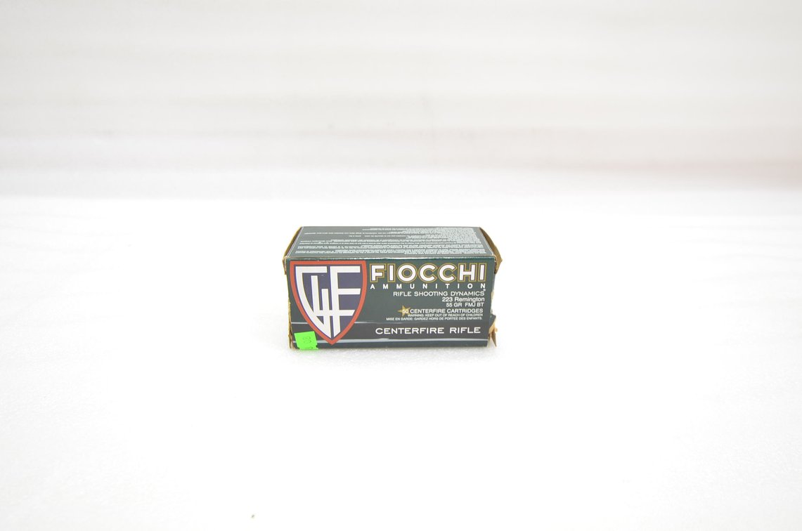 Fiocchi 223 REM Ammo (1 Box)