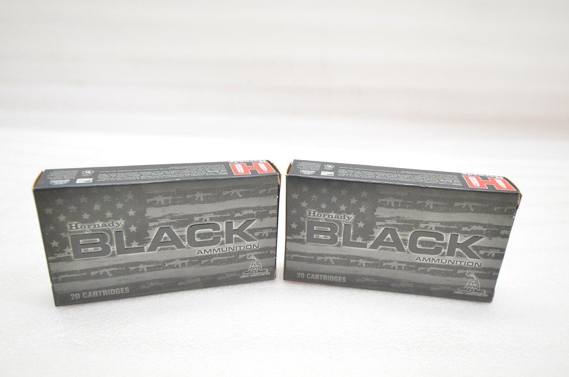 Hornady Black 308 WIN Ammo (2 Box)