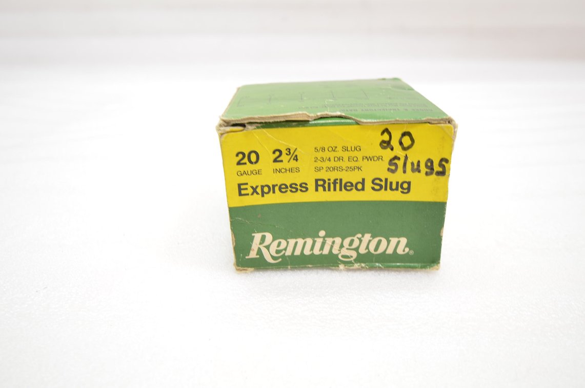 20ga Rifled Slug (20 Rounds)
