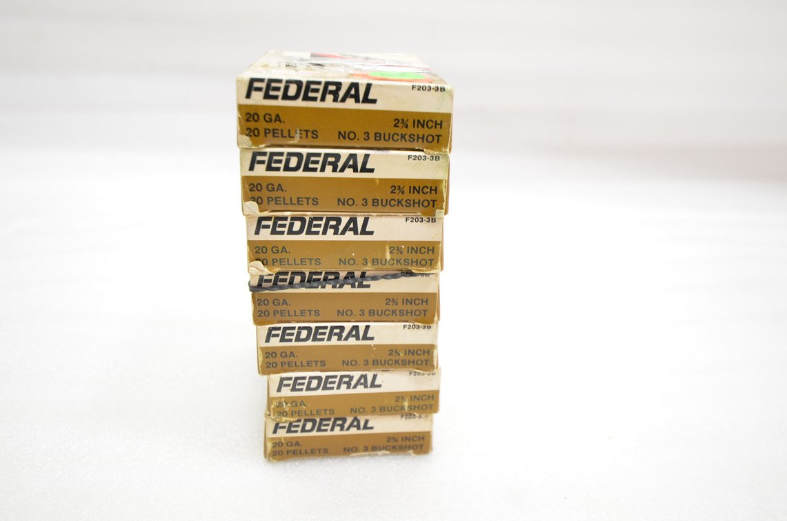 Federal 20ga Shotgun Shells (7 Box)