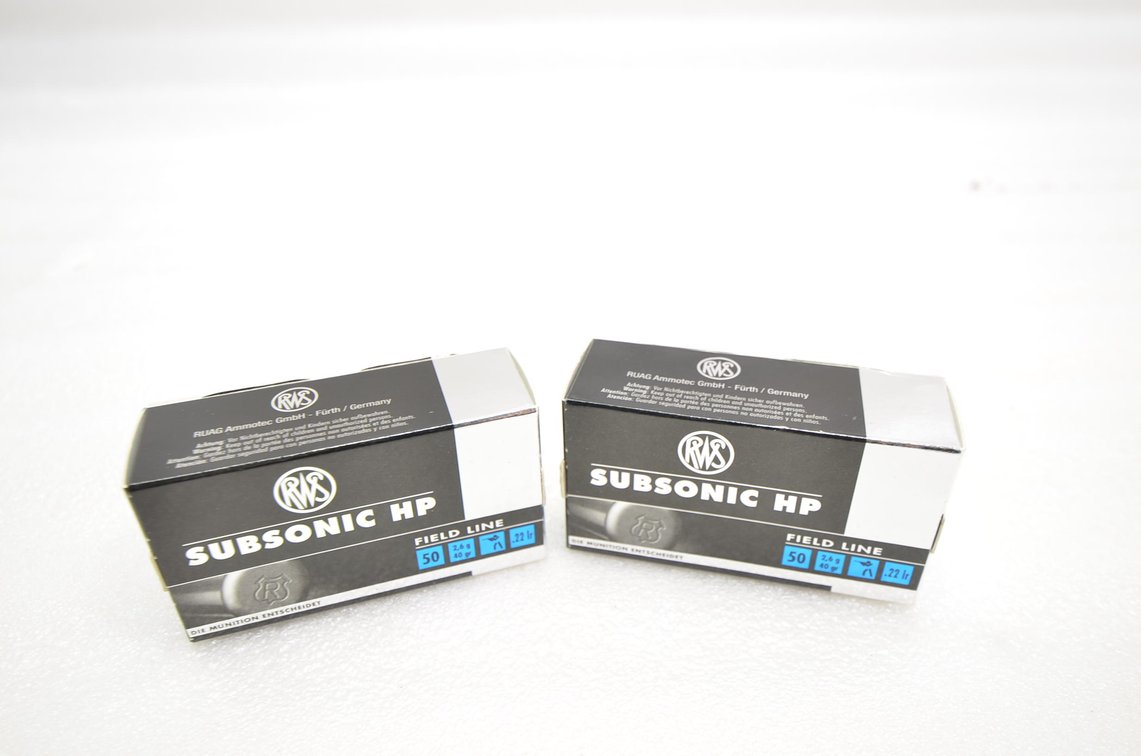 Subsonic HP 22LR Ammo (2 Box)