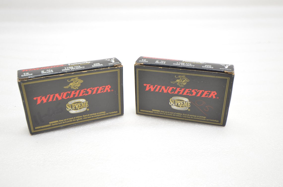 Winchester Supreme 12ga Sabot Slugs Shotgun Shells (2 Box)