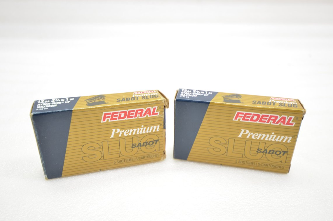 Federal Premium 12ga Sabot Slug Shotgun Shells (2 Box)