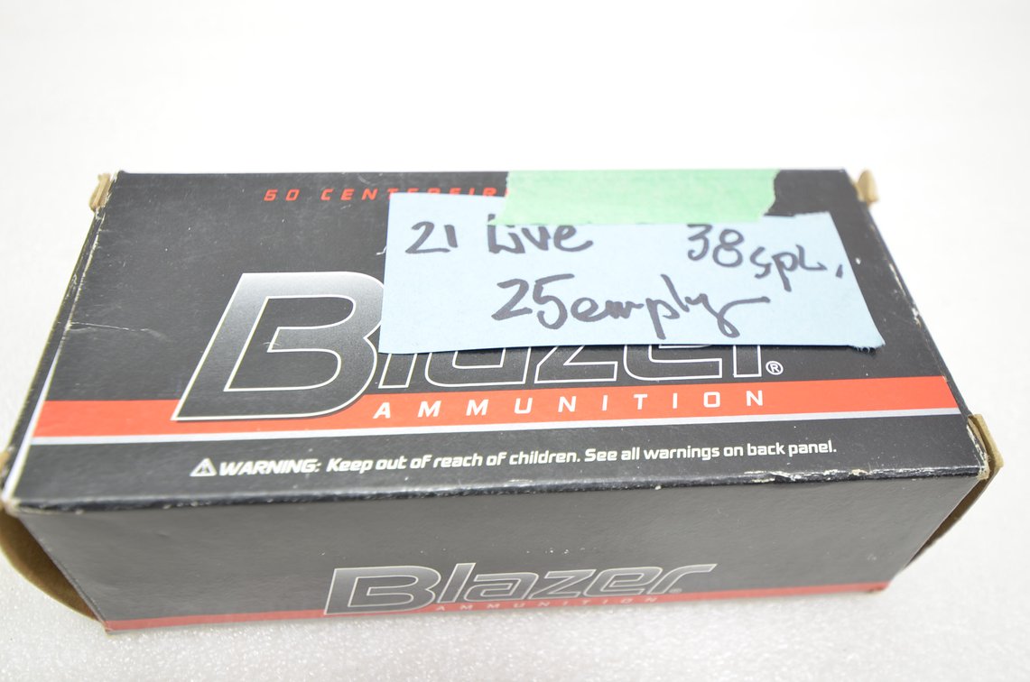 CCI 38 Special Ammo (Live And Empty)