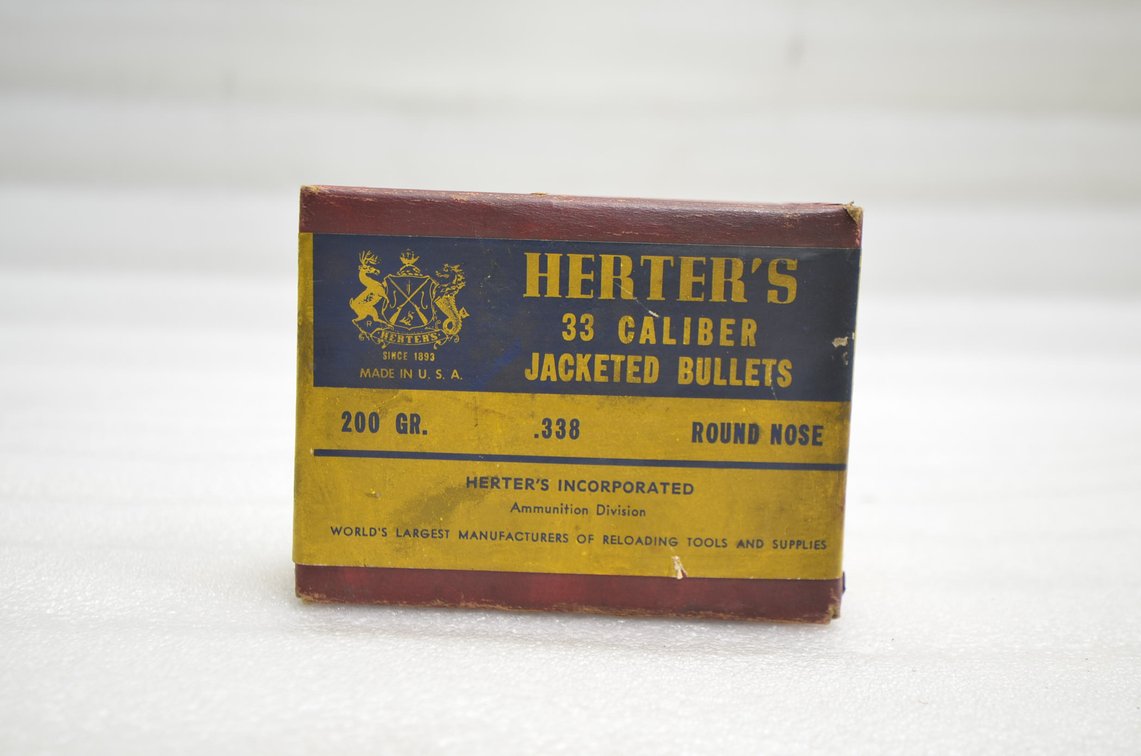 Herter's 33 cal Ammo (1 Box)