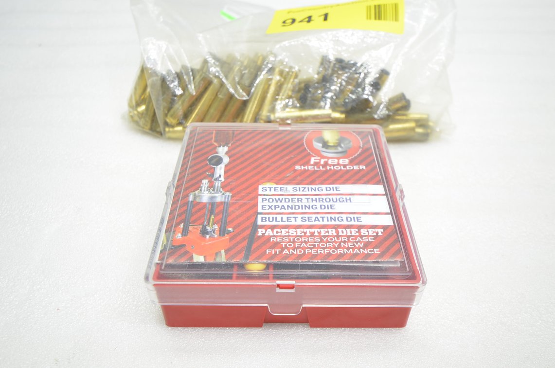Lee 350 Legend Die Set, Empty Brass
