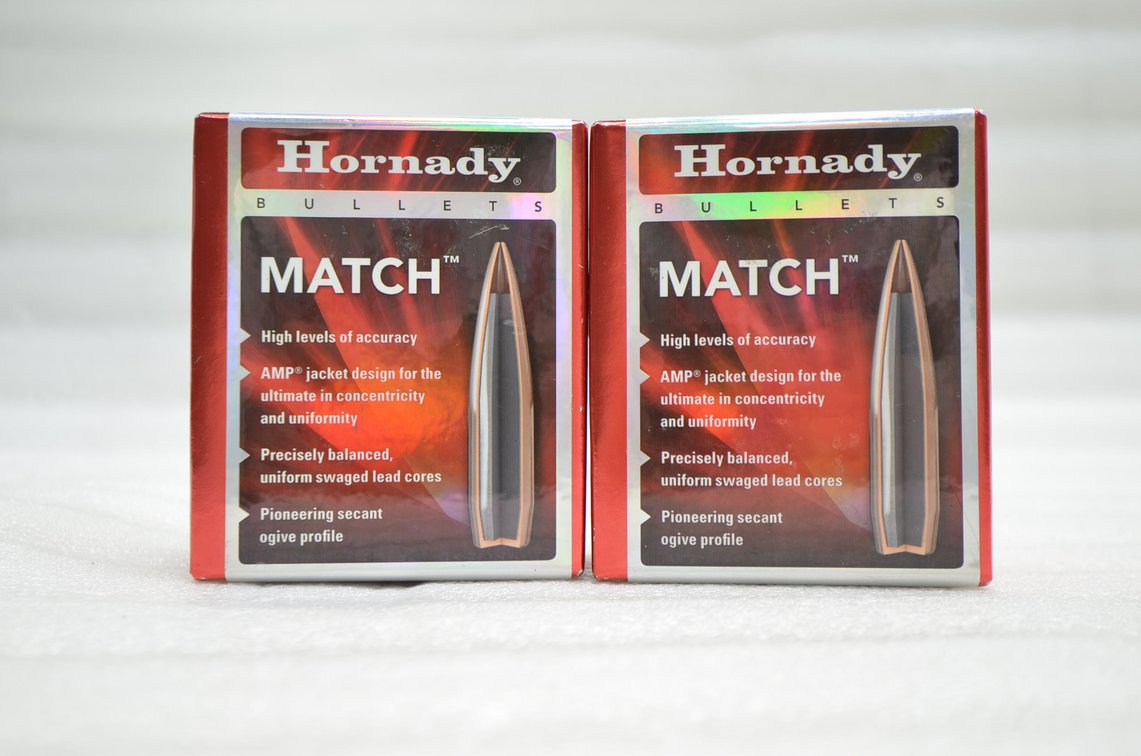 Hornady Match 30 cal Bullets (147 Rounds)