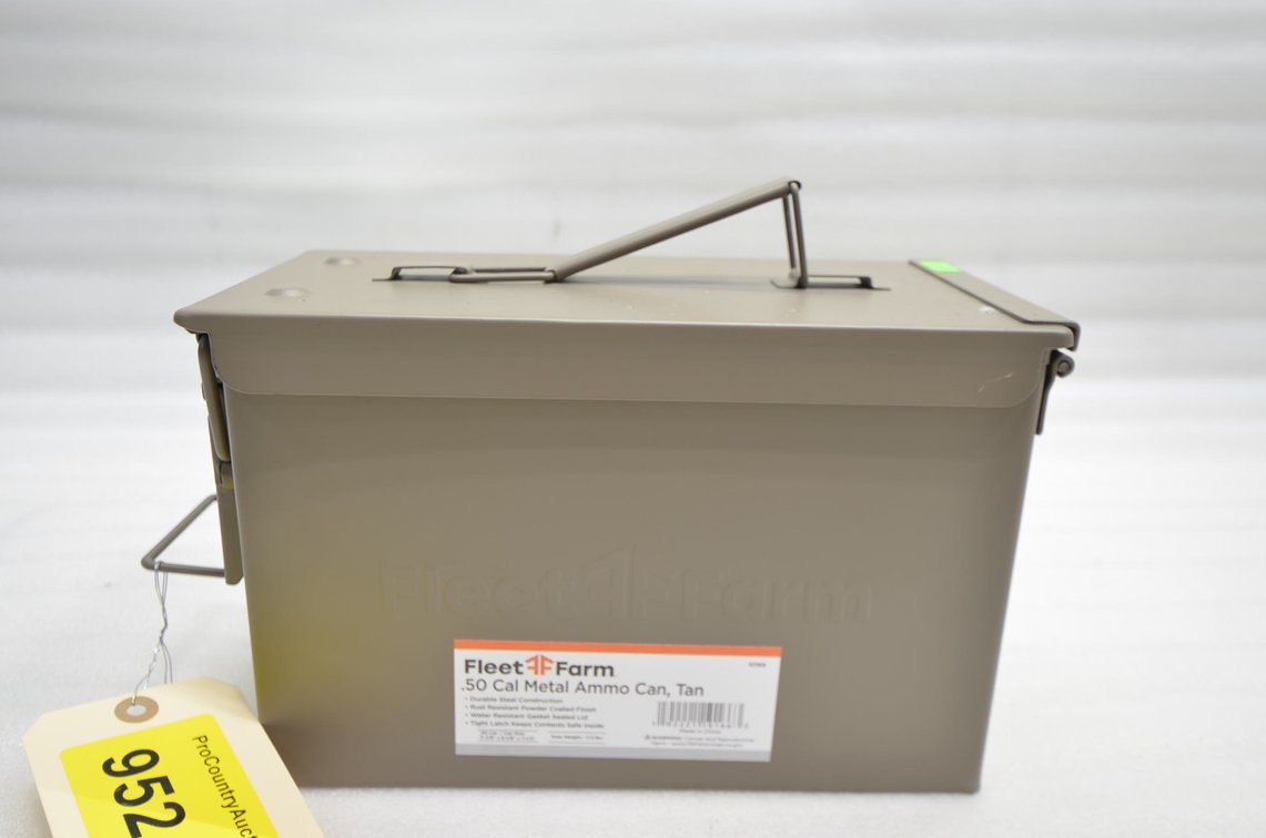 API .50 BMG Ammo (100 Rounds), Ammo Can