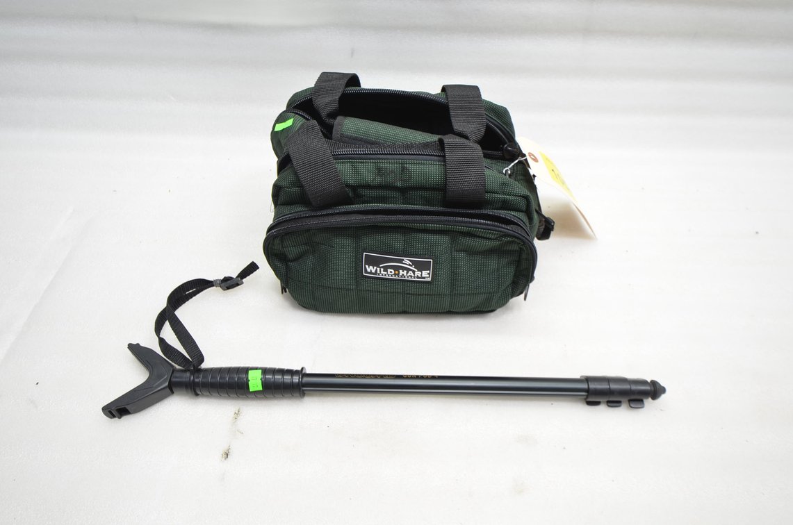 Shooting Stick And Ammo Bag