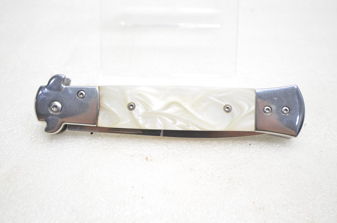 Folding Knife, Mother Of Pearl Handle