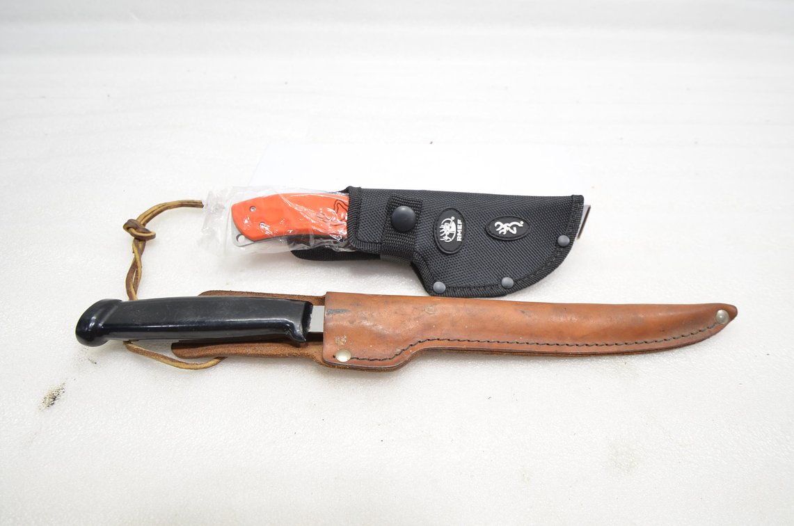 RMEF Gut Hook Knife, Filet Knife